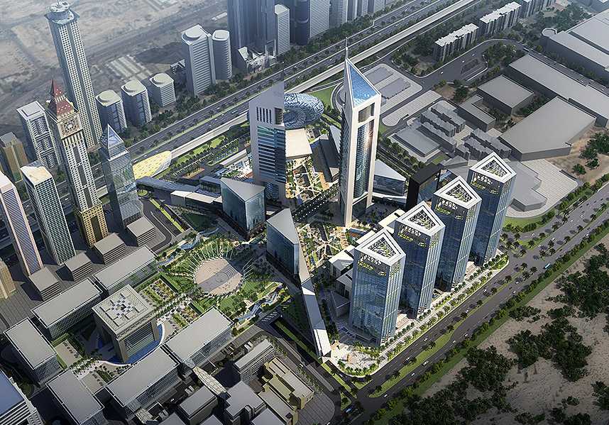 Emirates Towers District – Top View
