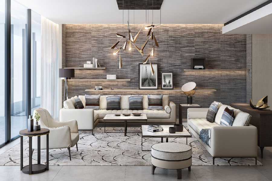 The Address Residence Jumeirah Resort Spa – Living Room