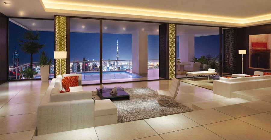 Amna Tower – Living Room