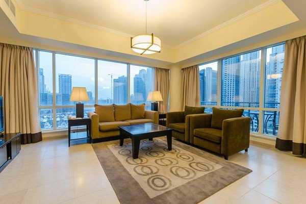 Nuran Serviced Residences – Living Room