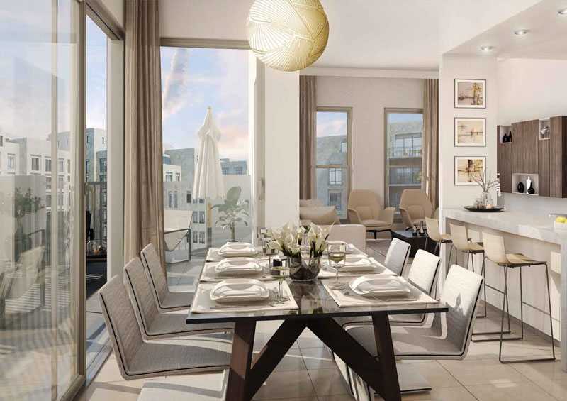 Zahra Breeze Apartments – Dining Area