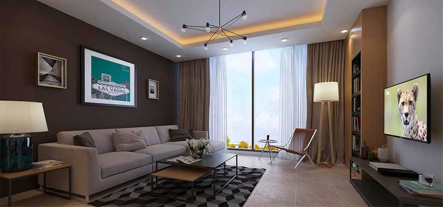Al Haseen Residence – Living Room