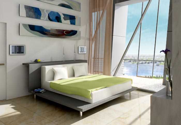 Infiniti Tower (Cayan Tower) – Bedroom