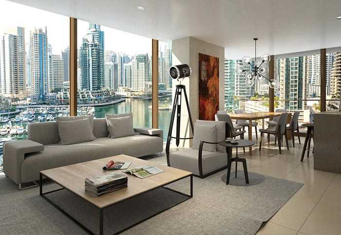 The Residences Marina Gate – Living Room