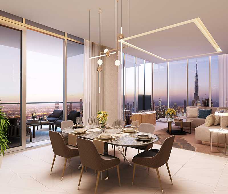 SLS Dubai – Living Area