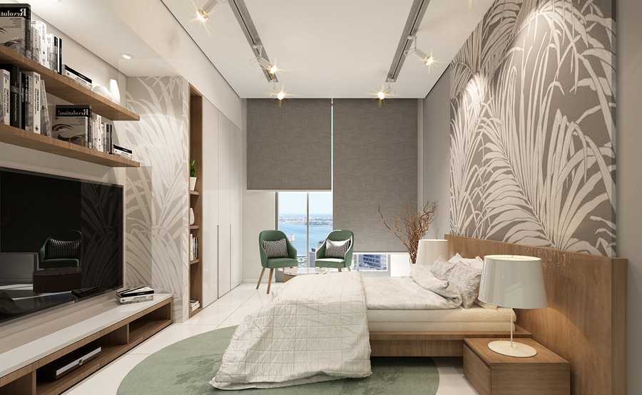 Blue Waves Tower – Bedroom