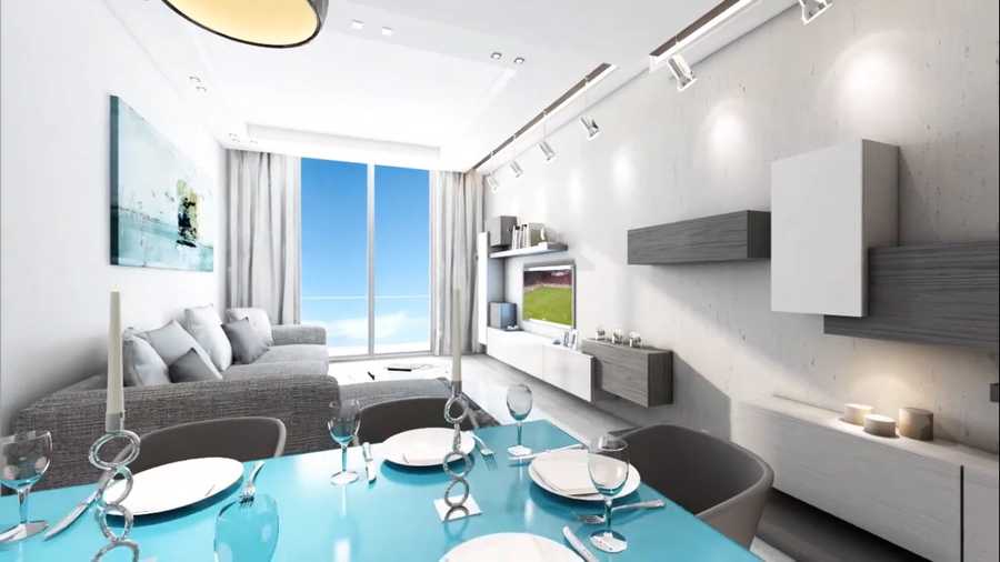 Topaz Residences – Living Room